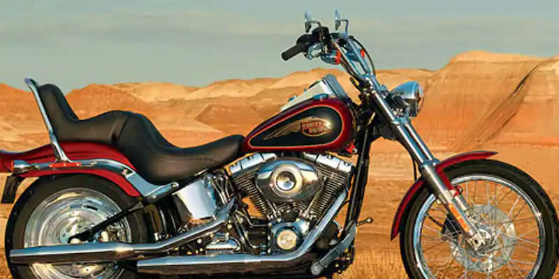 Get Your Kicks - On Route 66!: Harley Davidson Softail Custom-davidson