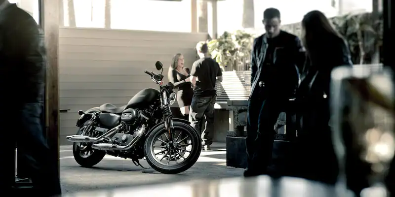 Harley-Davidson Iron 883: Black Harley for less than 8000 euros-black