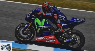 04-18 - Spanish GP - MotoGP tests in Jerez: Viñales, Marquez and Pedrosa in a handkerchief -