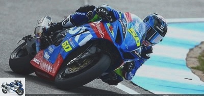 05-18 - French GP - Guintoli on the MotoGP Suzuki for the French GP at Le Mans! - Used SUZUKI