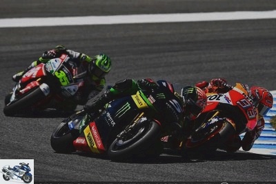 05-18 - French GP - Three French riders at the start of the 2017 MotoGP French Grand Prix! -