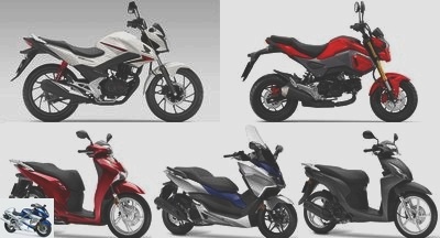 125 - Honda 125 cc motorcycles and scooters evolve with Euro4 - Used HONDA