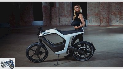 Novus E-Bike: airy electric motorcycle with 18 kW power