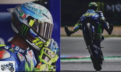 13-18 - San Marino GP - Injured in the leg, Rossi will do his best to come back as quickly as possible ... -