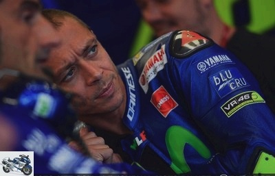 13-18 - San Marino GP - Injured in the leg, Rossi will do his best to come back as quickly as possible ... -