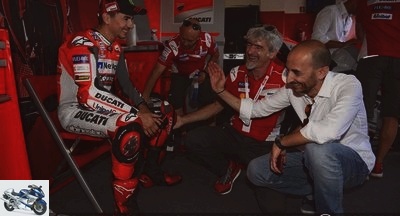 19-19 - Valencia GP - Lorenzo would like to leave Ducati after a good race - Opportunities DUCATI
