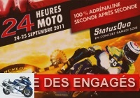 24 Heures Motos - Motorcycle endurance: 62 teams at the 2011 24H Moto du Mans -