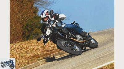 48 hp BMW G 650 GS and Honda NC 750 X motorcycles in the test