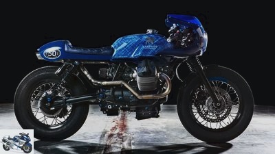 50 years of Moto Guzzi V7 Vanguard presents anniversary bike