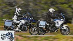 Concept comparison of power bikes from BMW, KTM, Suzuki and Kawasaki