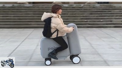 Poimo: Inflatable short distance scooter