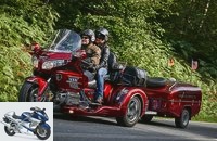 Point Fuchs-Honda Gold Wing Trike with trailer