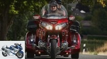 Point Fuchs-Honda Gold Wing Trike with trailer
