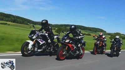 Power naked bikes (2019) in comparison test