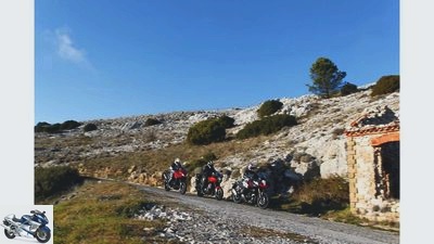 1000cc travel enduro bikes from Suzuki, Kawasaki and Triumph put to the test