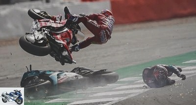 Analysis - Andrea Dovizioso (violent fall): & quot; Ma que, did I fall? On the head? & Quot; -