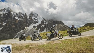 Alpen Masters 2016 category adventure bikes
