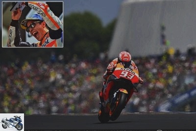 Analyzes - MotoGP French GP - Marquez (1st): & quot; My approach was a little different & quot; -