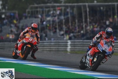 Analyzes - GP of Thailand - Marquez (1st): & quot; I adopted the Dovi style ... and he mine! & Quot; -