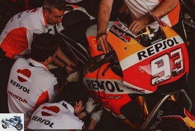 Analyzes - Qatar MotoGP GP - Marquez: & quot; With the hard front tire, I could have won & quot; - Used HONDA