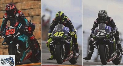 Analysis - Poor choice of tires for Quartararo, Rossi and Viñales in Aragon -