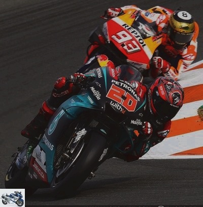 Analyzes - Quartararo completes a very promising first MotoGP season ... and the good French 20 improves with age! -