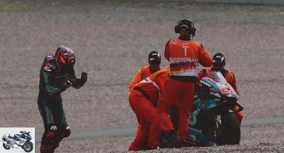 Analysis - Quartararo would bang his head against a wall. after his fall in Germany -