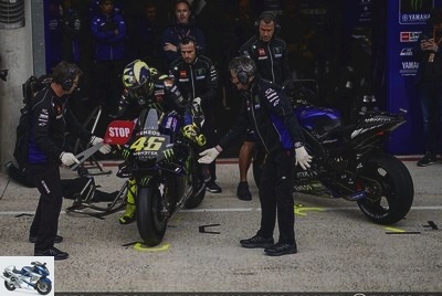 Analyzes - Rossi (5th) and Yamaha in full Tour-Mans at the French GP ... - Used YAMAHA