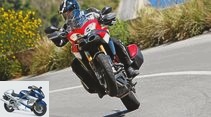 Eight large touring motorcycles in a comparison test