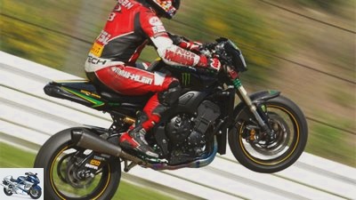 Race bike driving report: Yamaha-Klein FZ1