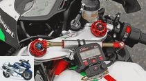Race bike Micron-MV Agusta F3 800 in the test