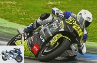 Wellbrock-Suter Moto2 race bike in the test