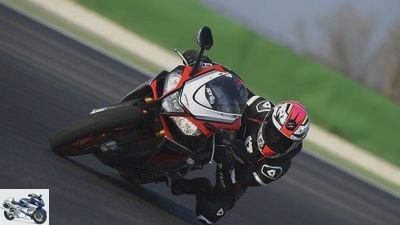 Aprilia RSV4 RF (2015) in the driving report