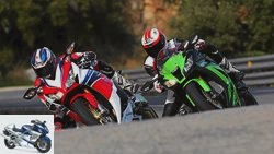 Honda Fireblade SP 2015 in the PS performance test