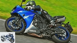 Yamaha YZF-R1 in the driving report