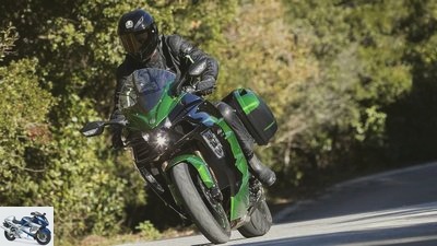 Driving report Kawasaki Ninja H2 SX and Kawasaki Ninja H2 SX SE 2018