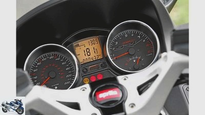 Aprilia SRV 850 ABS-ATC in the driving report