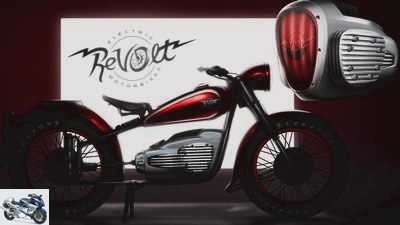 Retro electric motorcycle for the US market from Revolt