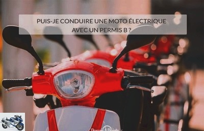 Is it possible to drive an electric motorcycle with a B license?