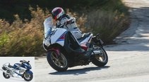 Honda Integra scooter in the test