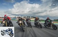 Roadster conversions from BMW, Ducati, Moto Guzzi, Triumph and Yamaha