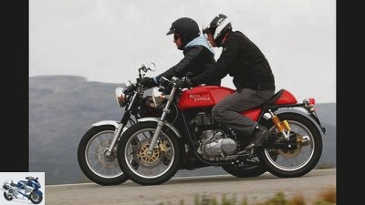 Royal Enfield Continental GT and Yamaha SR 400 in the test