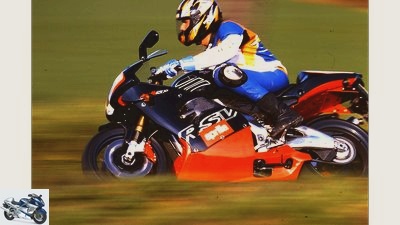 Archive pictures Aprilia RSV mille SP and the driving report from MOTORRAD 17-1999