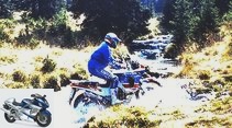 Archive pictures Honda XRV 650 Africa Twin and the driving report from MOTORRAD 09-1988