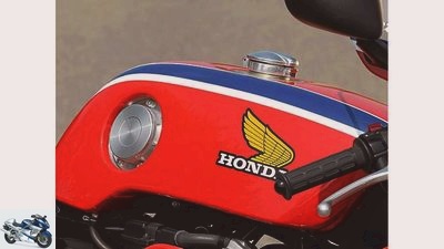 On the move: Honda CB 750 Cafe Racer