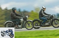 On the move with the BMW R 5 and Triumph T 100 Tiger