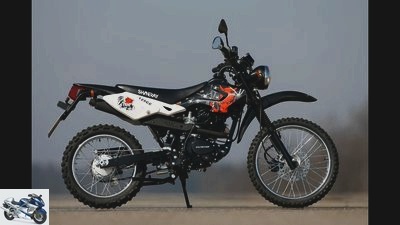 Shineray XY 125 GY in the top test