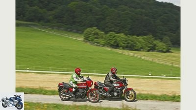 On the move with Honda CB 1100 F and Kawasaki GPZ 1100 B2