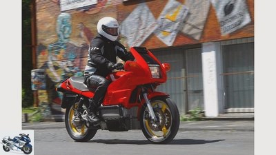 On the move with Sauerborn-Munch TTS 1200 Turbo and support BMW K 100 RS Turbo