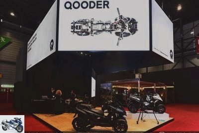 Business - The Quadro4 4-wheel scooter becomes Qooder and becomes electrified - Used QUADRO